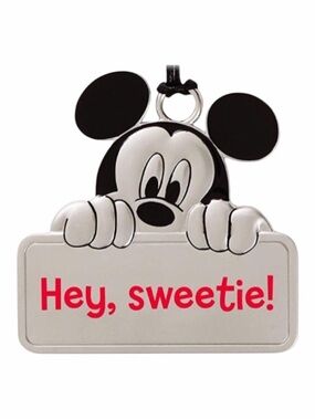 Disney Mickey Mouse “Hey, sweetie!”Metal Ornament